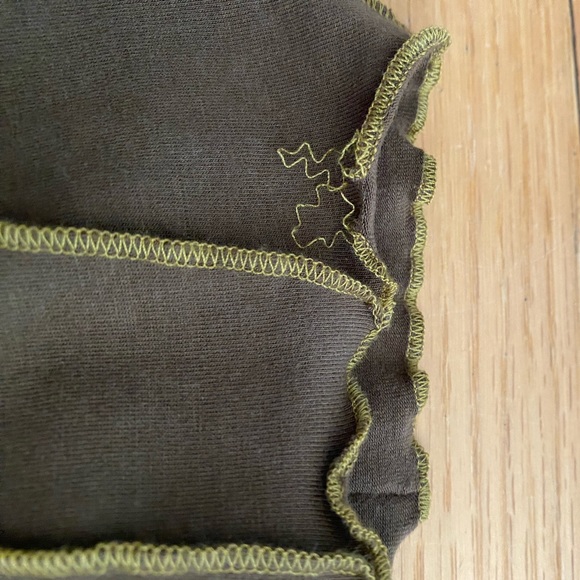 NWT Good American Cotton Exposed Seam Crop Long Sleeve Top 3 - Picture 4 of 11